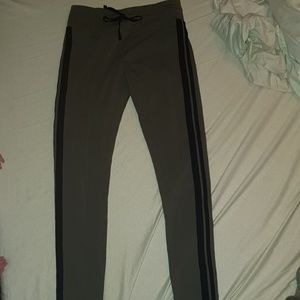 LLD high waisted striped leggings